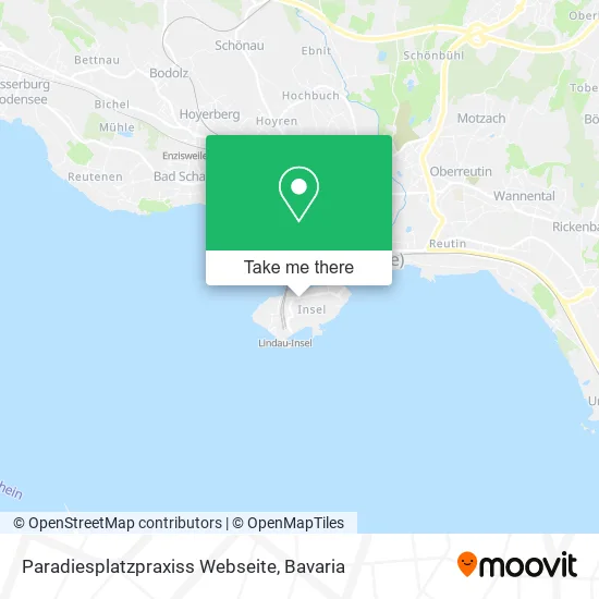 Карта Paradiesplatzpraxiss Webseite