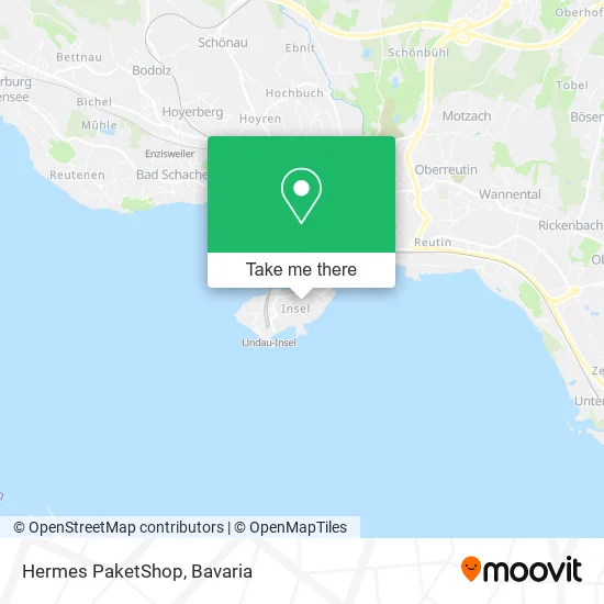 Карта Hermes PaketShop