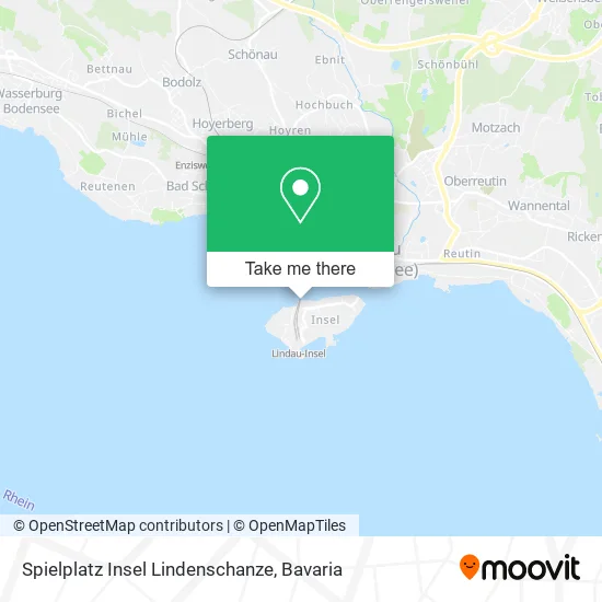 Карта Spielplatz Insel Lindenschanze