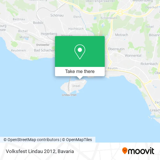 Карта Volksfest Lindau 2012