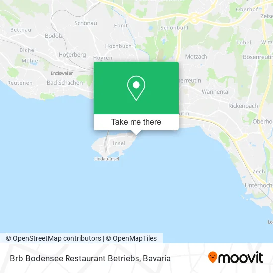 Карта Brb Bodensee Restaurant Betriebs