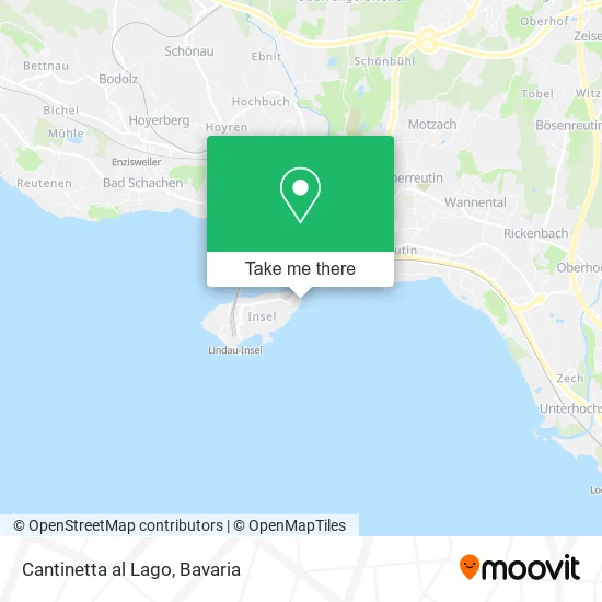 Карта Cantinetta al Lago