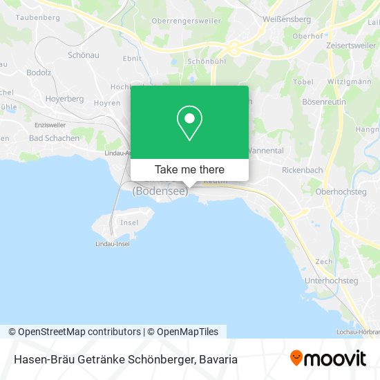 Hasen-Bräu Getränke Schönberger map