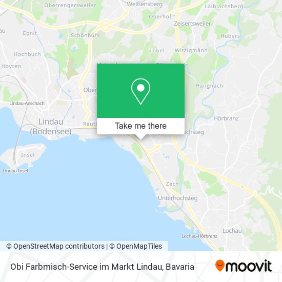 Obi Farbmisch-Service im Markt Lindau map