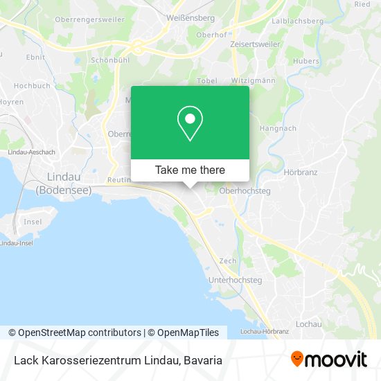 Lack Karosseriezentrum Lindau map