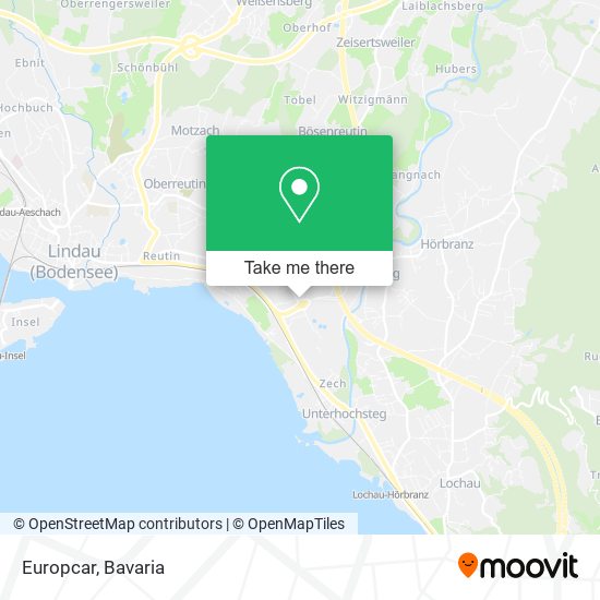 Europcar map