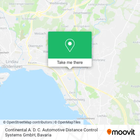 Карта Continental A. D. C. Automotive Distance Control Systems GmbH