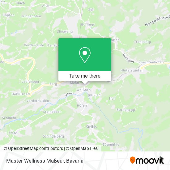 Master Wellness Maßeur map