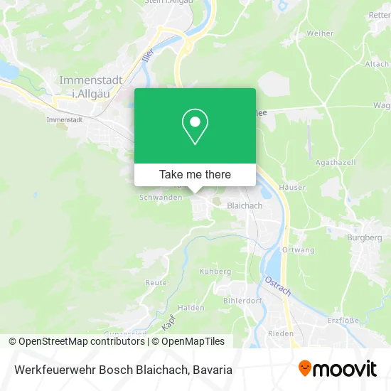 Карта Werkfeuerwehr Bosch Blaichach