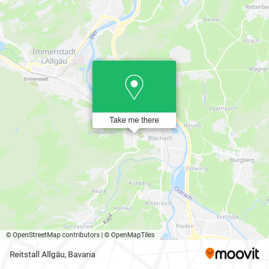 Карта Reitstall Allgäu