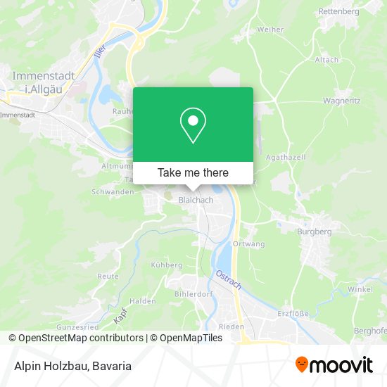 Alpin Holzbau map