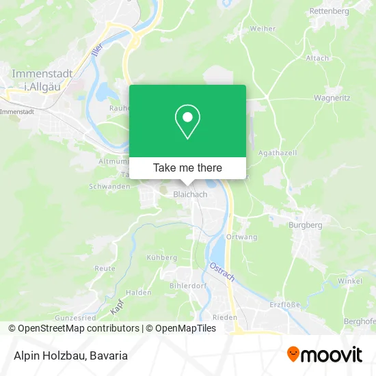 Alpin Holzbau map