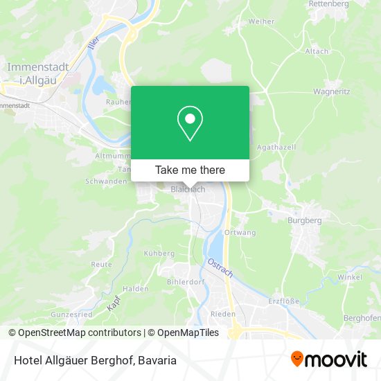 Hotel Allgäuer Berghof map