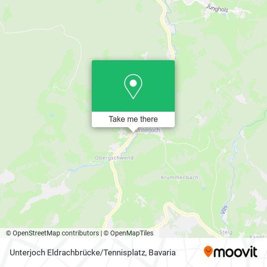 Unterjoch Eldrachbrücke / Tennisplatz map