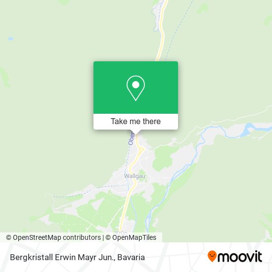 Bergkristall Erwin Mayr Jun. map