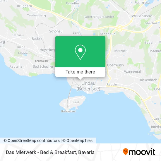 Карта Das Mietwerk - Bed & Breakfast