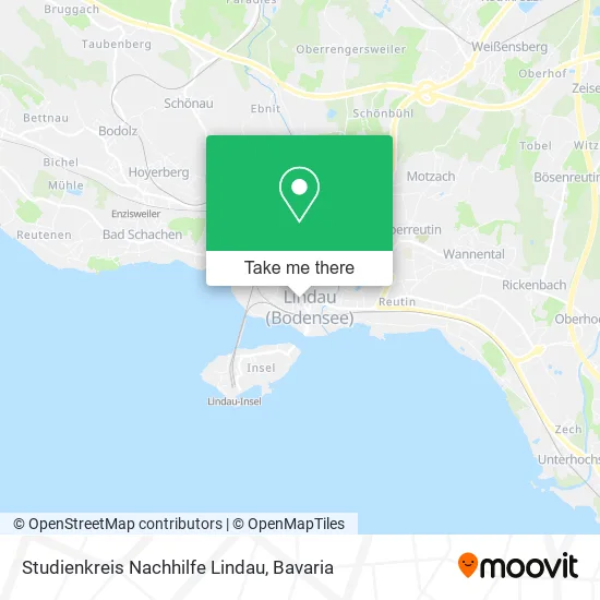 Карта Studienkreis Nachhilfe Lindau