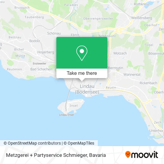 Карта Metzgerei + Partyservice Schmieger