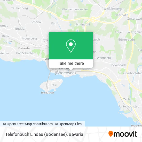 Карта Telefonbuch Lindau (Bodensee)