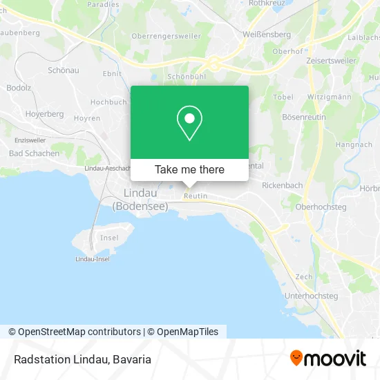 Карта Radstation Lindau
