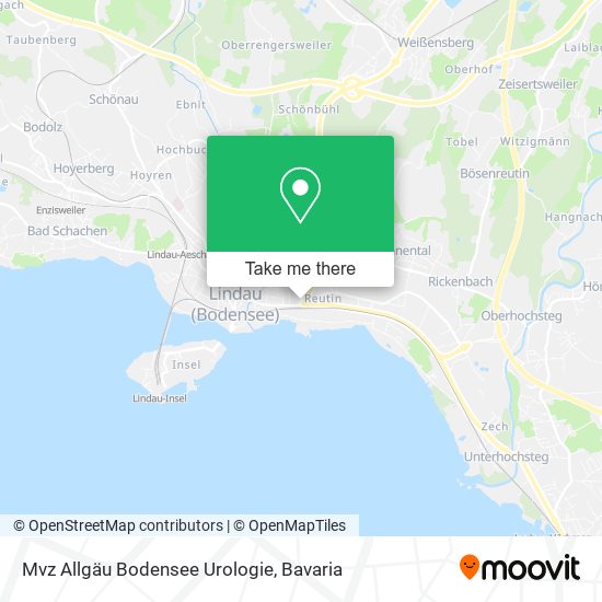 Карта Mvz Allgäu Bodensee Urologie