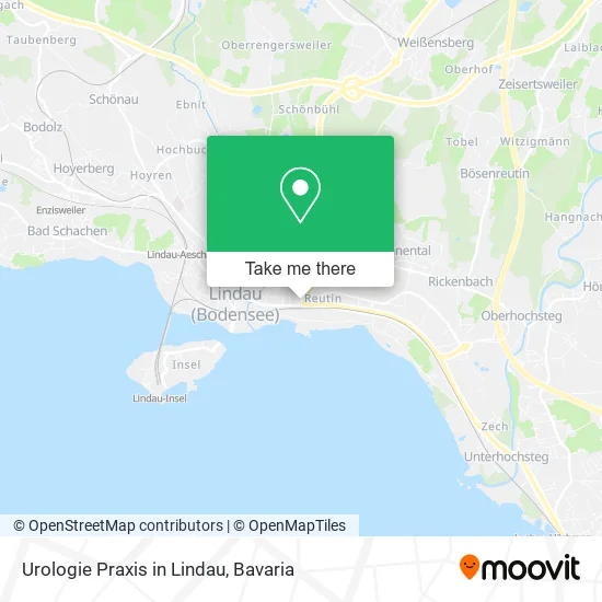 Карта Urologie Praxis in Lindau