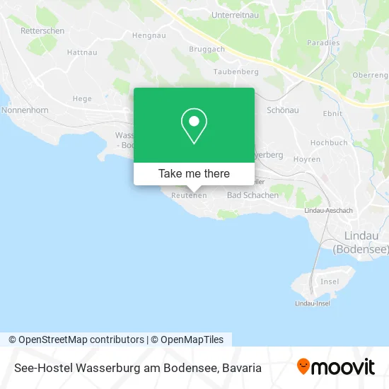 Карта See-Hostel Wasserburg am Bodensee