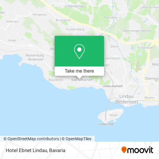 Карта Hotel Ebnet Lindau