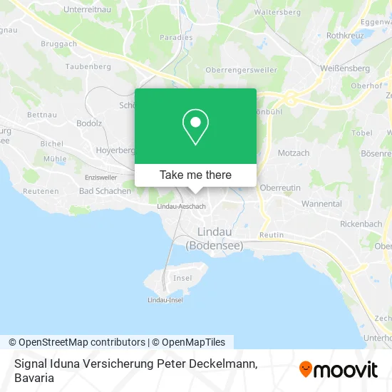 Карта Signal Iduna Versicherung Peter Deckelmann