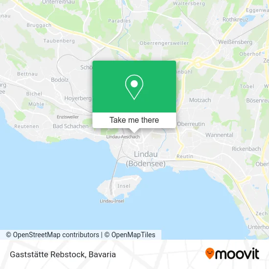 Карта Gaststätte Rebstock