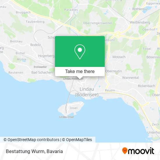 Карта Bestattung Wurm