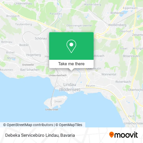 Карта Debeka Servicebüro Lindau