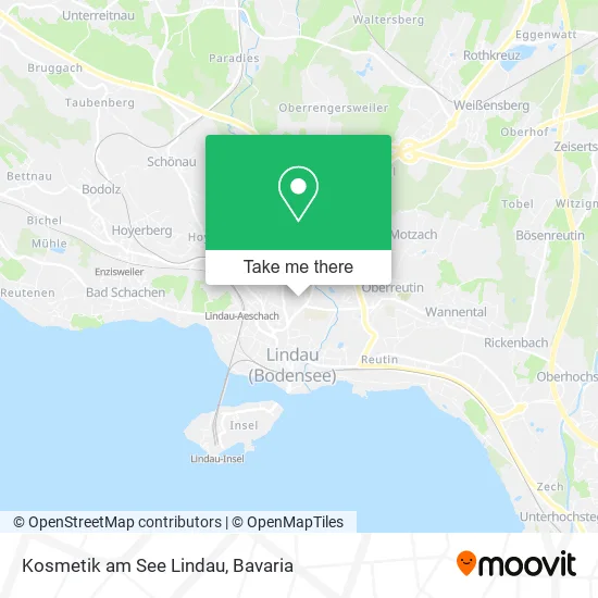 Карта Kosmetik am See Lindau