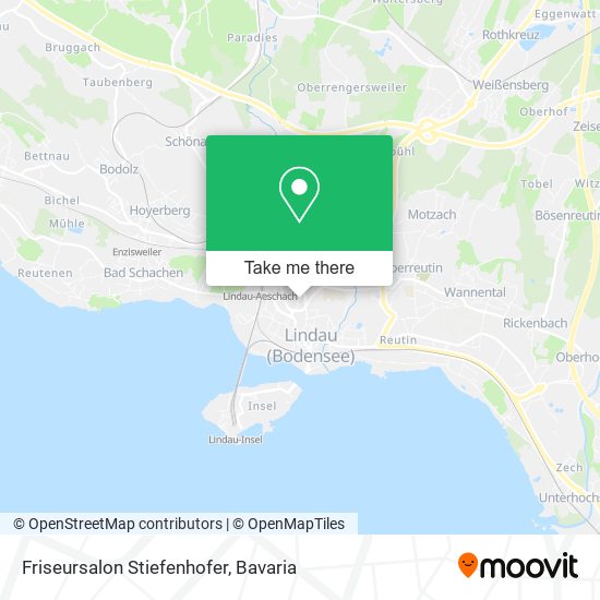 Friseursalon Stiefenhofer map