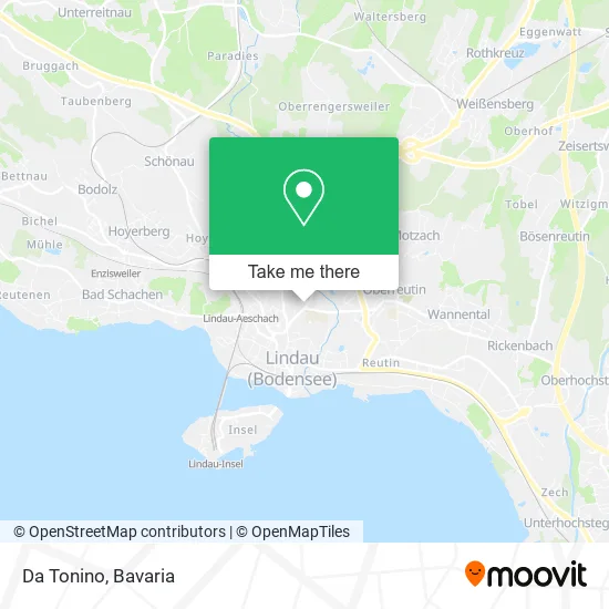 Карта Da Tonino