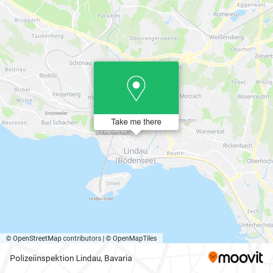 Карта Polizeiinspektion Lindau