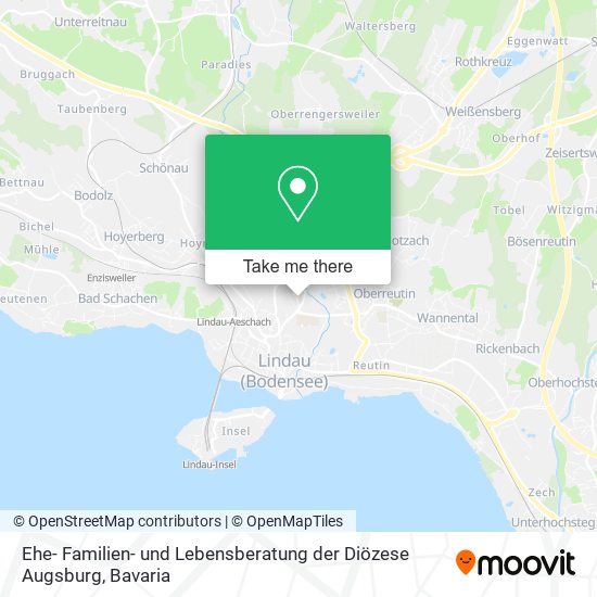 Ehe- Familien- und Lebensberatung der Diözese Augsburg map