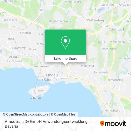 Карта Amcotrain Dv GmbH Anwendungsentwicklung