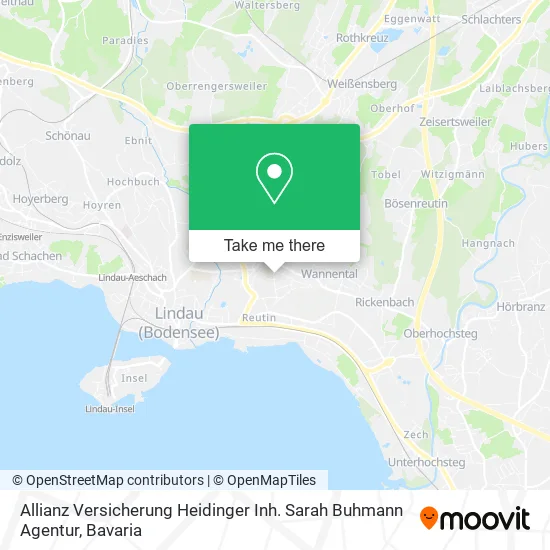 Карта Allianz Versicherung Heidinger Inh. Sarah Buhmann Agentur