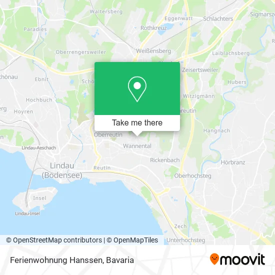 Ferienwohnung Hanssen map