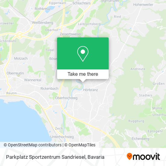 Parkplatz Sportzentrum Sandriesel map