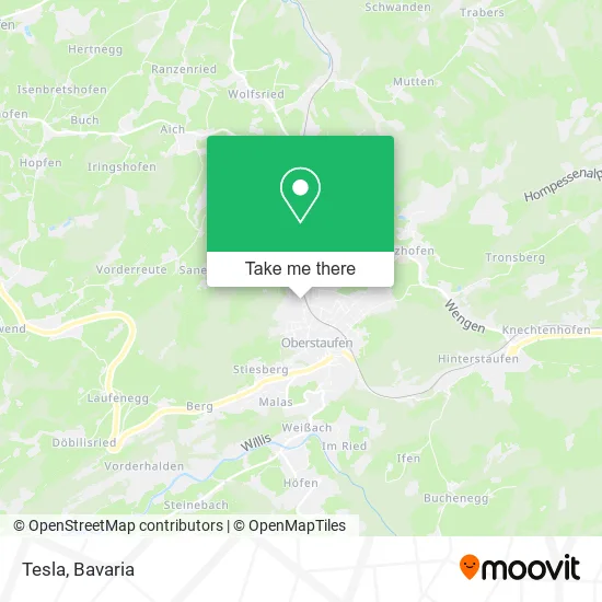 Карта Tesla