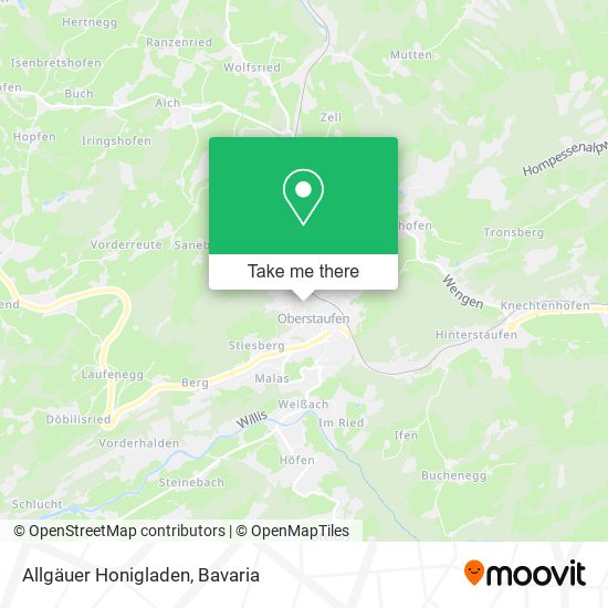 Allgäuer Honigladen map