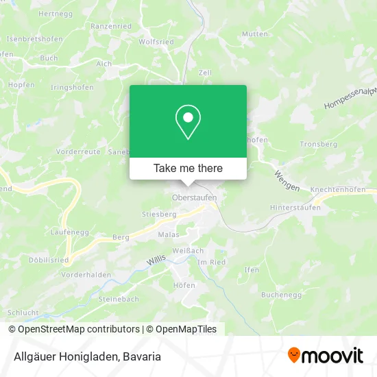Карта Allgäuer Honigladen