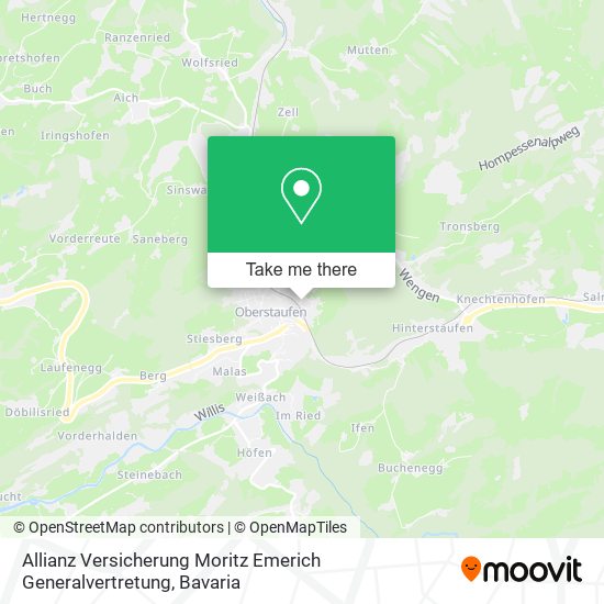 Allianz Versicherung Moritz Emerich Generalvertretung map