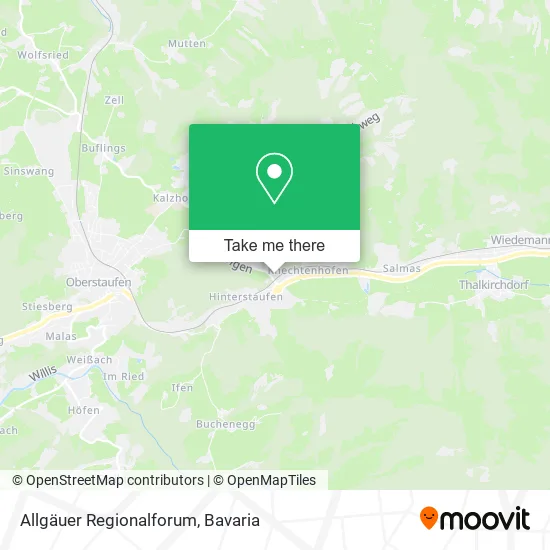 Карта Allgäuer Regionalforum