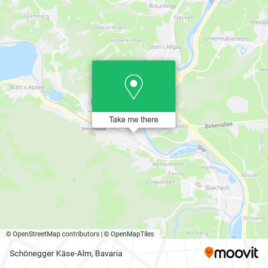 Schönegger Käse-Alm map