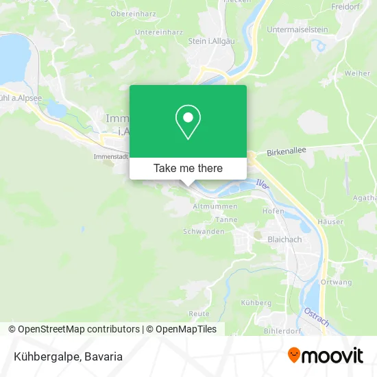 Карта Kühbergalpe