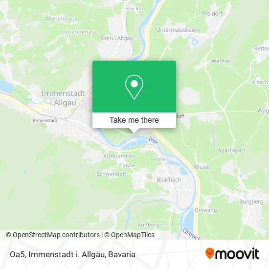 Карта Oa5, Immenstadt i. Allgäu