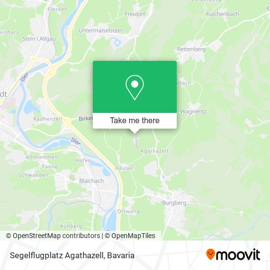Карта Segelflugplatz Agathazell